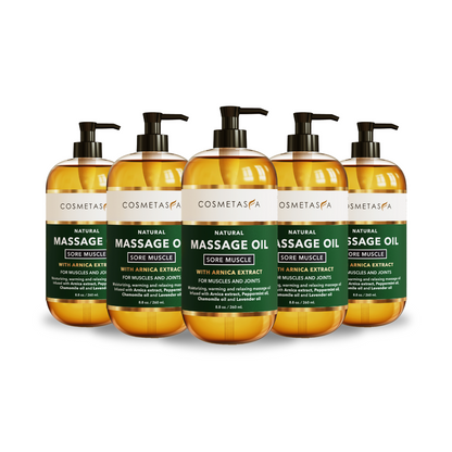 Cosmetasa Sore Muscle Massage Oil - 5 Pack